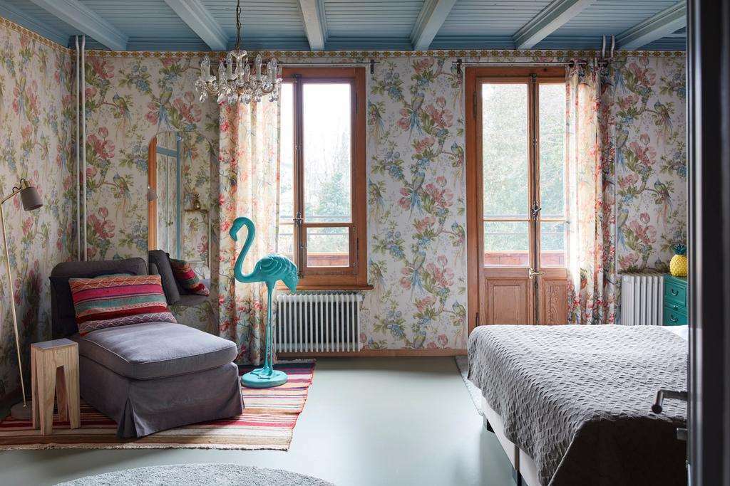 Boutique B&B Maison Bergdorf Интерлакен Номер фото